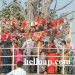Devotees arrives to Sammakka Saralamma Temple Jatara at Medaram in Warangal District