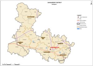 Sangareddy district map