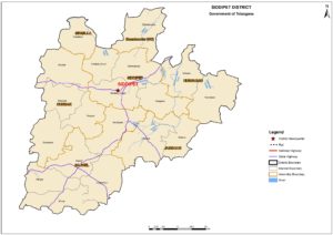 Siddipet district map