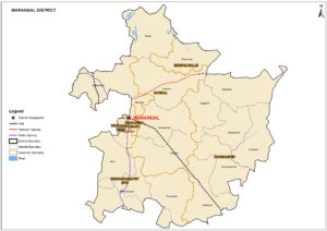 Warangal district new map