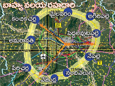 Village Map Andhra Pradesh Capital Map