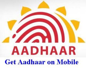 Aadhaar on mobile