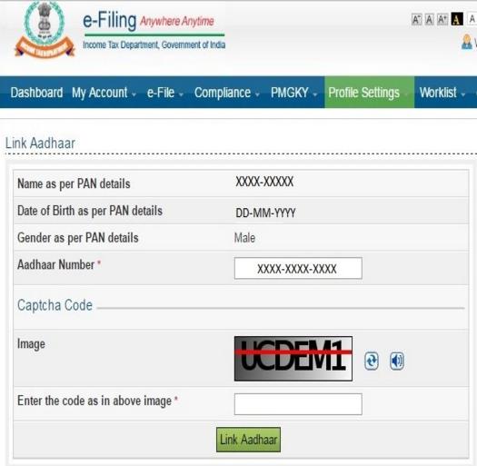 Aadhaar - PAN Link
