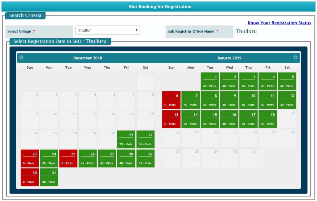 CRDA plot registration online