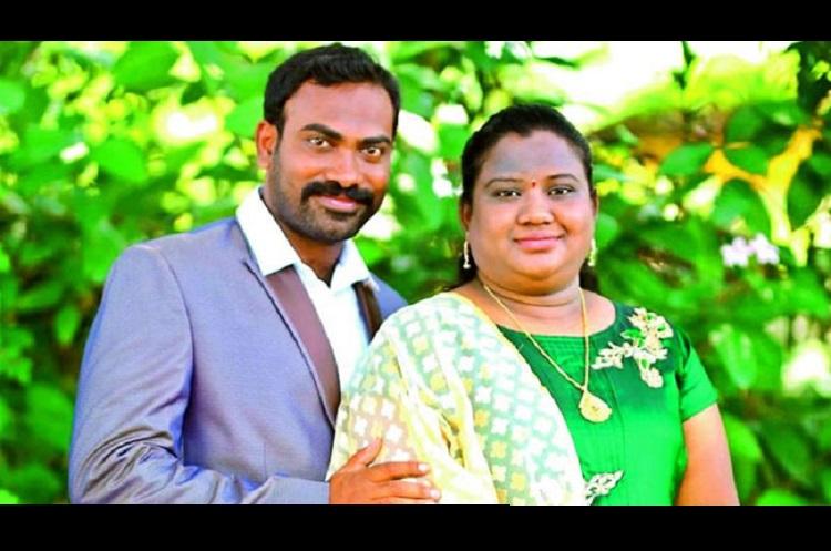 Goddeti Madhavi MP of Araku Constituency with her husband